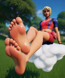 barefeet barefoot feet feet_fetish feet_together foot_fetish foot_focus foot_play fortnite fortnite:_battle_royale relaxing seductive_look seductive_pose seductive_smile sexy sexy_pose soles soles_feet soles_fetish sweaty_body sweaty_feet tide_strider_(fortnite)