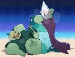 blushing buff_frog cape chubby_male cum_inside cumming_while_penetrated frog gay_sex had0u male_only muscular_male on_floor rhombulus_(star_vs_the_forces_of_evil) snake_arms spread_legs star_vs_the_forces_of_evil tagme