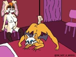2d 2d_(artwork) 2d_animation 2girls animated anthro anthro_penetrated balls_deep bat bat_wings bedroom bedroom_background bedroom_eyes bedroom_setting big_breasts big_butt big_cock big_penis deep_penetration dildo female furry furry_female huge_ass huge_breasts huge_cock light-skinned_penis masturbation pleasure_face pleasured pussy pussy_grip pussy_lips rabbit rouge_the_bat sex sonic_(series) sonic_the_hedgehog_(series) tagme thick_thighs toy vaginal_insertion vaginal_penetration vaginal_sex vanilla_the_rabbit video