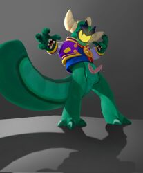2penis 3d bottomless brawl_stars cyclops double_penis horns lakari_art male_only monster mouth_open stu_(brawl_stars) tagme tail yellow_sclera