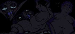 2boys amputee arachnid fingers_in_mouth gay human interspecies look_outside lyle_(look_outside) male male_only maria_ruta mechanical monster monster_on_human monster_on_male sam_(look_outside) size_difference teratophilia unusual_anatomy