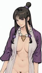 ai_generated female long_hair nude pubic_hair