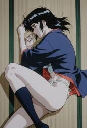 ai_generated asleep beautiful_girl kagero_(ninja_scroll) kimono_open ninja_scroll sleeping tomboy