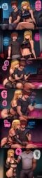 1boy 1girl 1girls 2d ai_assisted ai_generated aisouls black_bra black_choker black_garter_belt black_gloves black_legwear black_lingerie black_panties black_shirt black_stockings black_thighhighs black_thong blonde blonde-haired_female blonde_female blonde_hair blonde_hair_blue_eyes blonde_hair_female blue_eyes blush bra brown_hair caption cheating cheating_female cheating_girlfriend choker cock comic cuckold cuckold_pov cuckolding dark-skinned_male dark_skin dialogue dick dominant domination elbow_gloves english english_text erect_penis erection faceless faceless_male female female_domination femdom garter_belt gloves hand_on_penis handjob holding_phone interracial latex latex_shorts latex_topwear lingerie long_hair male metroid muscles muscular naked nervous netorare ntr nude open_mouth panties patreon_logo patreon_username penis penis_grab phone ponytail saliva samus_aran self_upload shirt shy sitting small_penis small_penis_humiliation smartphone stockings sweat sweatdrop sweating sweaty sweaty_body text thighhighs thong underwear