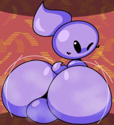 1boy ass ass_bigger_than_head balls ballsack big_ass earthbound motion_lines nintendo spacebotbutt3k tagme thyrobittwink toony worthless_protoplasm_(earthbound)