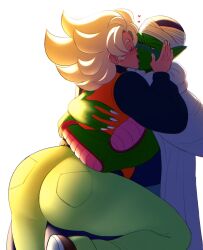 2boys big_ass_(male) femboy feminine_male feminization gay goku jahbebussin kissing no_sex piccolo super_saiyan tagme yaoi