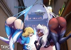 marvel marvel_rivals storm_(x-men) sue_storm the-killer-wc the_killer_wc wedgie wedgied_female