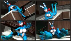 3d dominatrix feet five_nights_at_freddy's foot_fetish hawkvally paws slave smell smelling toes toy_bonnie toy_bonnie_(fnaf) video_games