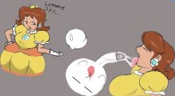 boo_(mario) mario_(series) princess_daisy slobber7 tagme