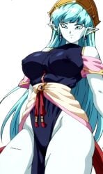 aeos agios aios aiosu blue_body blue_eyes blue_hair divinity_essence dragon_ball dragon_ball_heroes goddess ladyaeos nude_female pointy_ears super_dragon_ball_heroes supreme_kai_of_time time_power_unleashed_form time_power_unleashed_form_(dragon_ball)