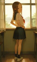 ai_generated classroom karakai_jouzu_no_takagi-san school_uniform takagi-san