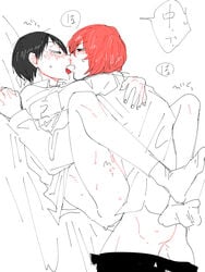 2boys anal arakita_yasutomo bottomless kissing male_only multiple_boys sex shinkai_hayato yaoi yowamushi_pedal