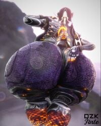 big_ass big_breasts breasts bubble_butt cleavage female huge_ass huge_breasts hyper_ass qzk_forte tagme thick_thighs wide_hips