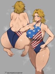 1girls 2d absurdres american_flag_bikini anus ass athletic athletic_female big_ass big_breasts big_thighs bikini blonde_hair blue_eyes blush bobtheneet breasts butt earrings fantastic_four female female_focus female_only gigantic_ass gigantic_breasts gigantic_thighs highres hoop_earrings huge_ass huge_breasts huge_thighs invisible_woman invisible_woman_(marvel_rivals) jewelry large_breasts long_hair marvel marvel_rivals milf pussy solo sue_richards sue_storm superheroine sweat sweatdrop sweating tagme thick_hips thick_thighs thighs wet wet_pussy