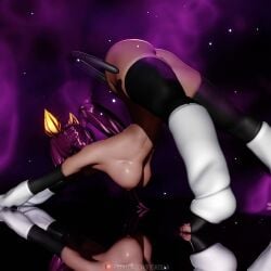 1:1 3d animated big_ass big_breasts bleach bleach:_the_thousand-year_blood_war bubble_ass bubble_butt cat_ears cat_tail dark-skinned_female dark_skin dat_ass jack-o_pose no_sound purple_hair rushzilla shihouin_yoruichi shorter_than_10_seconds tagme video