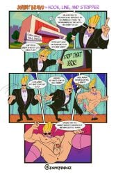 ass_focus enmtoonz johnny_bravo johnny_bravo_(series) legs_spread male male_only solo_male