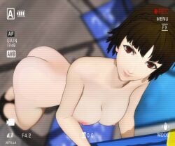 1girls 2024 3d 3d_(artwork) ass ass_focus atlus big_ass big_breasts big_butt breasts brown_hair camera camera_view dat_ass erect_nipples exhibitionism female htr18 huge_ass huge_butt locker looking_at_viewer makoto_niijima nude nude_female persona persona_5 public public_nudity recording red_eyes shiny_ass shiny_breasts shiny_butt shiny_hair shiny_skin short_hair solo solo_female white_skin