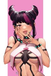 1girls 2023 capcom femme_fatale juri_han luxpineapple street_fighter