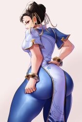 1girls 2023 capcom chun-li female female_only femme_fatale fully_clothed luxpineapple solo street_fighter street_fighter_6