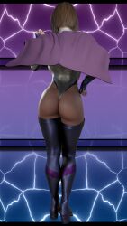 1girls 3d ass big_ass big_breasts big_butt blender boots brown_eyes brown_hair cape fisherman gloves huge_ass leotard light-skinned_female light_skin pinup short_hair superheroine superheroinecomixxx susan_steel thick_thighs toned toned_arms toned_back toned_belly toned_body toned_female toned_legs toned_stomach