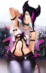 1girls 2023 capcom femme_fatale juri_han luxpineapple street_fighter