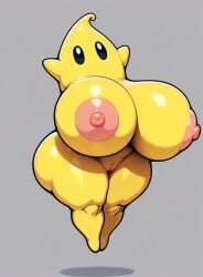 ai_generated breasts huge_ass huge_breasts luma mario_(series) solo star super_mario_galaxy