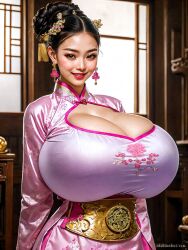 1girls ai_generated asian asian_bimbo asian_clothing asian_female bimbo bimbo_body bimbo_lips black_hair bubble_butt child_bearing_hips curvaceous curvy curvy_figure dat_ass dumptruck_ass hourglass_figure huge_ass huge_breasts ohshinakai paag pale-skinned_female slanted_eyes spankable spankable_ass tagme thick_thighs traditional_clothes voluptuous voluptuous_female wide_hips