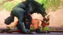 1animal 1boy 1girls 3d alexstrasza animated balls black_body black_fur bob_the_wolf bouncing_balls bouncing_breasts breasts canid canine clenched_fist doggy_style dragon dragon_horns dragonflight erect_nipples fangs female female_on_feral feral feral_penetrating_female genitals growling grunting horns interspecies jewelry large_breasts long_hair male milf moaning moaning_in_pleasure moans monster nipples noname55 on_all_fours outdoors penis red_hair sex sharp_teeth shorter_than_30_seconds sound sound_effects thighhighs video vines warcraft werewolf wolf world_of_warcraft zoophilia