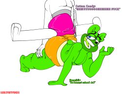 adultpartypunch cotton_candy_(smolbunnyxoxo) cum cumshot dry_humping goofy_ahh gummy_bear gummybear_and_friends humiliation humiliation_fetish humping jamba jamster non-human satin satin_panties silly toony