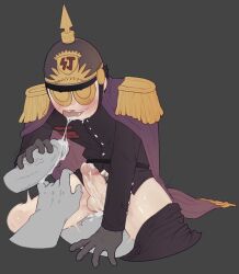 banhaibao cum cumming dictator digital_media_(artwork) future_warden gay glasses helmet male missing_tooth multiple_boys orgy skinny sunglasses superjail uncensored uniform yaoi