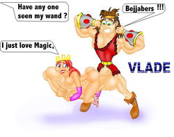 dave_(dave_the_barbarian) dave_the_barbarian disney disney_channel penis princess_candy tagme testicles vlade