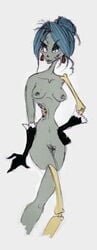 corpse_bride emily_(corpse_bride) hourglass_figure jackandsally4ever small_breasts tim_burton warner_brothers white_background zombie zombie_girl