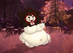 1girls anthro anthrofied ass belly belly_bulge breasts breasts fat female female_pred flora_fauna inflation obese plant plant_girl plant_humanoid plantie plants_vs._zombies plants_vs_zombies popcap_games pred pussy sunflower_(pvz) vampire_sunflower_(pvz) weight_gain
