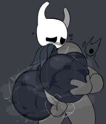 absurd_res anal anal_sex anthro arthropod ass balls big_butt genitals heart_symbol hi_res hollow_knight huamnenoughbb insects male male/male musk penetration penis team_cherry the_knight_(hollow_knight)