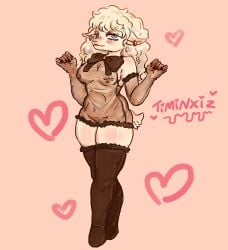 caprine ewe furry furry_nsfw furryart lingerie nipple_piercing not_my_oc nsfw nsfwart original_character pinup sexy sexy_lingerie sheep sheep_girl sheep_humanoid thick_thighs thigh_highs timinxiz_ transparent_clothing