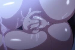 1girls 2d 2d_animation animated animation bunnywalker female female_focus fingering fingering_pussy fingering_self fuuki_iin_to_fuuzoku_katsudou longer_than_30_seconds pink_hair short_hair tagme video