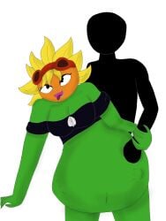 1girls anthro anthrofied ass belly belly_bulge breasts breasts digestion fat female female_pred flora_fauna inflation obese plant plant_girl plant_humanoid plantie plants_vs._zombies plants_vs_zombies popcap_games pred pussy sex solar_flare_(pvz) sunflower_(pvz) vaginal_penetration vore vore_belly weight_gain