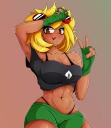 1girls anthro anthrofied ass breasts enon_nn female flora_fauna plant plant_girl plant_humanoid plantie plants_vs._zombies plants_vs_zombies popcap_games pussy solar_flare_(peargor) solar_flare_(pvz) sunflower_(pvz)