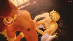 1boy 1futa 3d 3d_animation abs animated animated_image areolae balls big_dom_small_sub blonde_hair blue_eyes blue_lipstick bracelet breasts breath_of_the_wild brown_hair brown_nipples brown_skin canon_crossdressing clothing crossdressing cute_male dark-skinned_futanari dark_skin dirty_talk domination duo earrings erect_nipples erection fellatio femboy footwear fugtrup futa_is_bigger futa_on_male futadom futanari gerudo girly hand_on_hip hi_res hoop_earrings huge_cock hylian interracial intersex interspecies jewelry kneeling large_breasts larger_futanari legwear link lipstick long_hair long_penis male malesub mostly_nude muscles muscular muscular_futanari nail_polish necklace nipples nude open_mouth oral pale_skin penis penis_size_difference pointy_ears shorter_than_30_seconds shorter_than_one_minute sissy size_difference smaller_male source_filmmaker spread_legs standing the_legend_of_zelda thick_penis thighhighs toned toned_futa too_big urbosa white_thighhighs