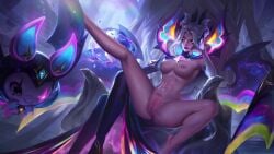 breasts league_of_legends morgana richtofen spread_legs star_nemesis_morgana x-ray