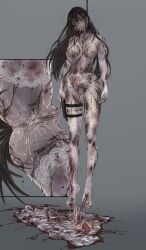 1girls 321714-chan black_hair blood breasts china_dress corpse cum_in_ass cum_in_high_heels cum_in_mouth cum_in_pussy cum_on_body cum_on_breasts cum_on_clothes cum_on_face death female female_death fly guro hanged high_heels hua_die_meng large_breasts legwear long_gloves maggot necrophilia nipples rotting thigh_holster tongue tongue_out whip_marks wounded