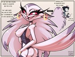 2025 absurd_res anthro armband artist_collaboration artist_logo ass big_hair breasts choker clothing daughter_(lore) dialogue ear_piercing ear_ring english_text family father_(lore) father_and_child_(lore) father_and_daughter_(lore) female female_focus from_behind_position group hair heart_symbol helluva_boss hi_res incest_(lore) jewelry lingerie logo male male/female mother_(lore) mother_and_child_(lore) mother_and_daughter_(lore) necklace nipple_piercing nipples nottrevbe octavia_(helluva_boss) owl_demon parent_(lore) parent_and_child_(lore) parent_and_daughter_(lore) piercing profanity red_eyes ring_piercing sex sin-sational slim solo_focus standing stated_incest stella_(helluva_boss) stolas_(helluva_boss) text trio underwear