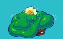 1girls anthro anthrofied ass belly belly_bulge breasts buttersita fat female flora_fauna flower-pot_(pvz) inflation marigold_(pvz) obese plant plant_girl plant_humanoid plantie plants_vs._zombies plants_vs_zombies popcap_games pred pussy weight_gain