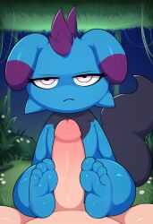 ai_generated depresso feet foot_fetish foot_play footjob palworld pawjob paws pov uncensored