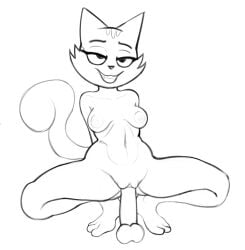 2025 3_toes absurd_res anthro areola bent_legs big_areola big_eyes big_nipples biped black_and_white breasts breasts_apart cheek_tuft collarbone crouching digital_drawing_(artwork) digital_media_(artwork) dildo dildo_in_pussy dildo_insertion dildo_sitting domestic_cat eye_roll eyebrows eyelashes facial_markings facial_tuft fangs feet felid feline felis female fran_(litterbox_comics) fur fur_tuft genitals grin half-closed_eyes head_markings hi_res huge_areola huge_nipples humanoid_dildo humanoid_feet humanoid_genitalia humanoid_pussy iris litterbox_comics long_eyelashes looking_pleasured mammal markings mature_anthro mature_female medium_breasts monochrome narrowed_eyes navel nipples no_pupils nude nude_anthro nude_female penetration plantigrade pointy_ears prick_ears puffy_nipples pussy sagging_breasts sex_toy sex_toy_in_pussy sex_toy_insertion smile solo striped_body striped_face striped_fur stripes tabby_cat tail teeth thick_thighs three-quarter_view toes tuft vaginal_penetration vaginal_penetration wide_hipped_anthro wide_hipped_female wide_hips zambs