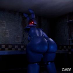 1:1 3d_(artwork) 3d_animation animated animatronic anthro ass backsack balls big_butt bonnie_(fnaf) bottom_heavy digital_media_(artwork) five_nights_at_freddy's five_nights_at_freddy's_2 genitals huge_butt machine male no_sound presenting presenting_hindquarters robot shaking_butt short_playtime solo submissive submissive_male tagme teasing thick_thighs video video wide_hips withered_bonnie_(fnaf) z_hado