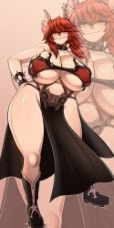 slave leia (cosplay) from indie virtual youtuber by caughtpoe