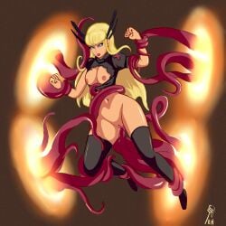 big_breasts big_breasts big_nipples big_thighs big_titties female female_focus female_only juicy_pussy long_hair looking_at_viewer magik_(illyana_rasputin) magik_(marvel_rivals) marvel_rivals nipples nude nude_female pussy pussy_juice resistanthoney tentacle tentacle_penetration tentacle_rape tentacle_sex yellow_hair