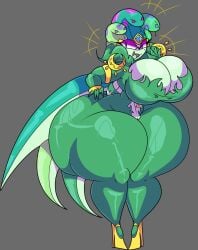 1girls anthro anthrofied ass breasts breasts female flora_fauna gorgon_pitcher_(pvz) plant plant_girl plant_humanoid plantie plants_vs._zombies plants_vs._zombies_2_(chinese_version) plants_vs_zombies popcap_games pussy thick_thighs velvettebat