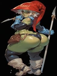 ai_generated femboy large_ass male male_goblin tales_of_androgyny white_hair